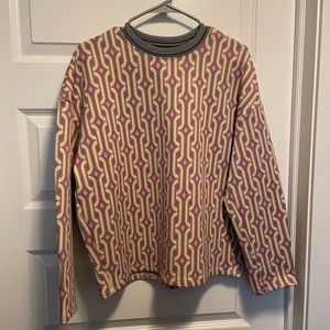 H&M geometric pattern sweater